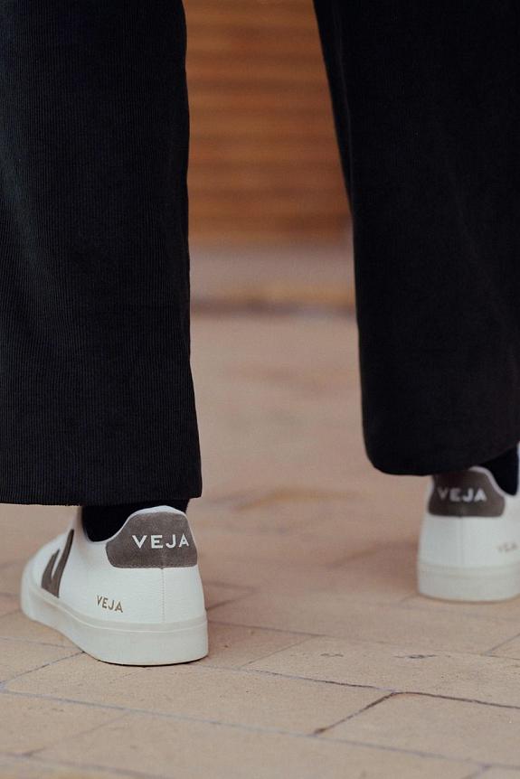 Veja Campo Chromefree Leather White Kaki